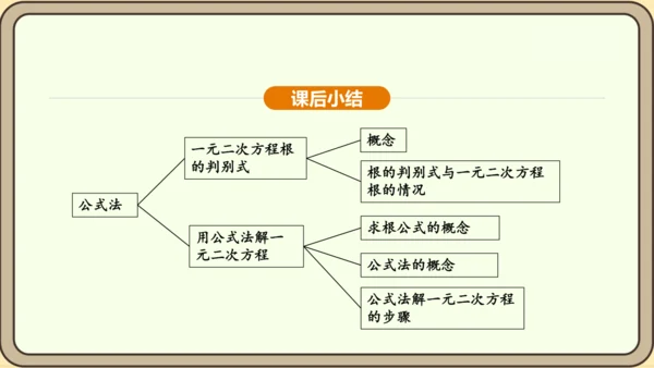 人教版数学九年级上册21.2.2公式法 课件(共34张PPT)
