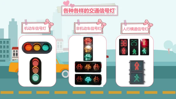 幼儿过马路道路交通安全PPT模板