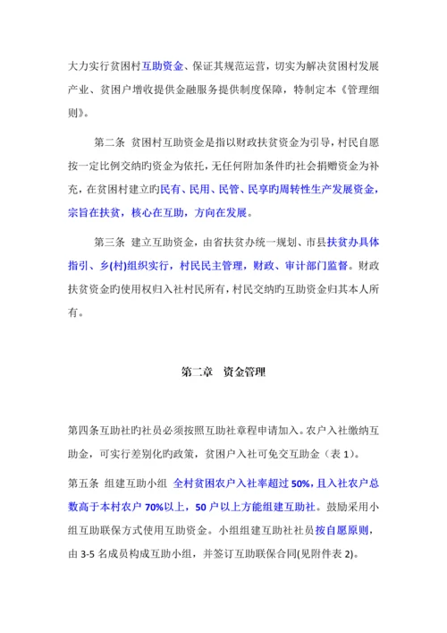 甘肃省贫困村互助资金试点管理细则.docx