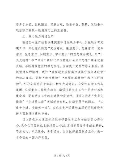 基层党组织书记暨党务工作者培训心得体会 (3).docx