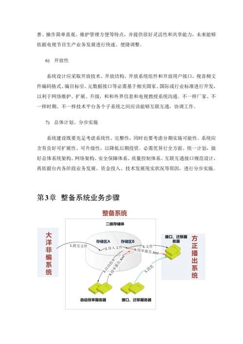 播出中心及核心技术中心广播电视专业设备采购优质项目包三专业方案设计综合说明书.docx