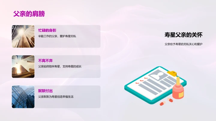 寿星生日回顾展PPT模板