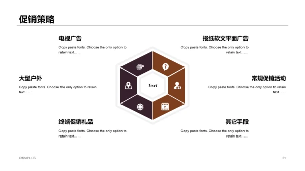 橙色一季度市场营销计划活动方案PPT素材下载