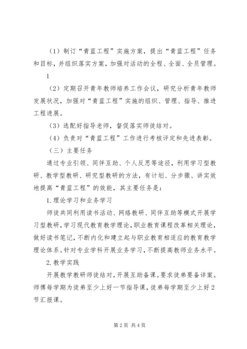 青蓝工程实施方案.docx