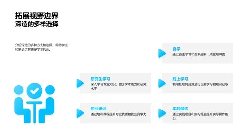 高考后的路径选择PPT模板