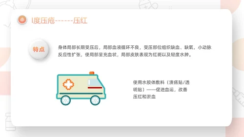 橙色微粒体压疮的预防及护理PPT模板宣传PPT动态PPT护护理查房护理小讲课
