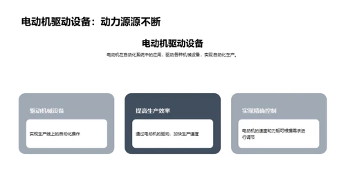 电动机：自动化的心脏