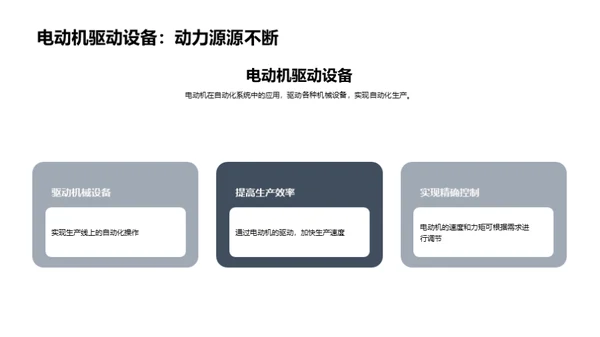 电动机：自动化的心脏