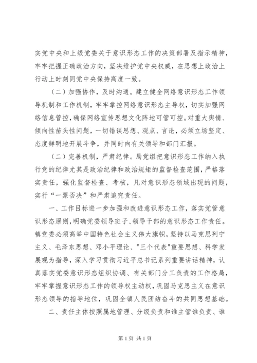 [XX年意识形态工作实施方案]XX年意识形态工作安排.docx