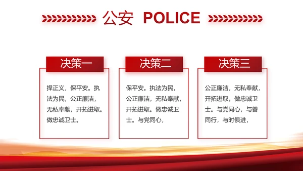 忠诚铸警魂护航新征程公安警察动态PPT模板