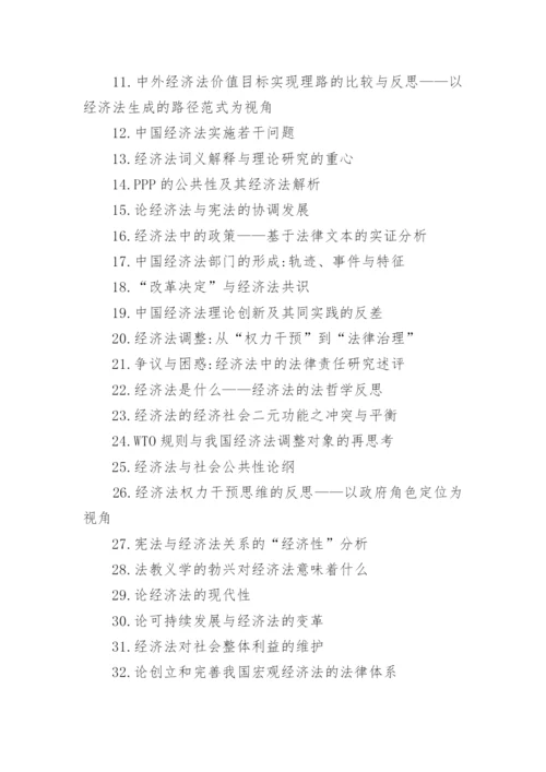 经济法论文题目.docx