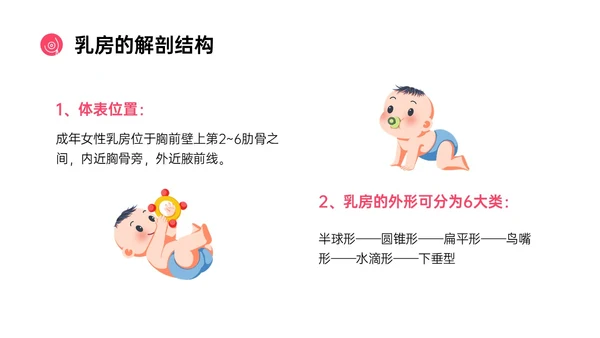 粉红色简约风乳房护理相关知识培训PPT课件乳腺
