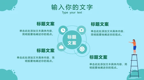 绿色环境保护工作汇报PPT模板