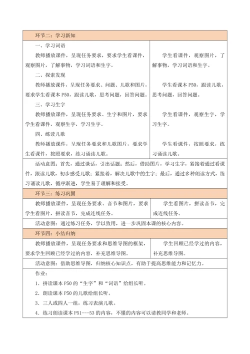 部编1A 第3单元 第16课 ang eng ing ong（3）教学设计