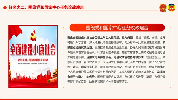 全国两会政协工作报告学习解读PPT模板