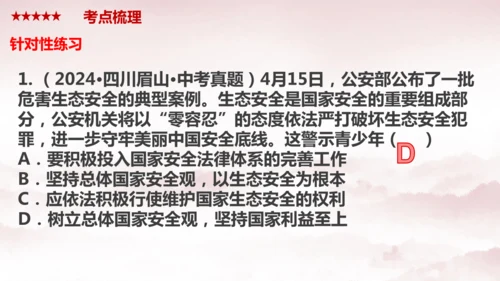 第四单元 《维护国家利益》复习课件(共38张PPT)