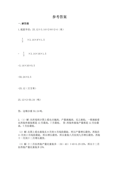 六年级小升初数学解决问题50道附答案【a卷】.docx