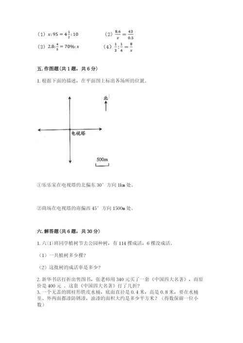 武进市六年级下册数学期末测试卷（精练）.docx
