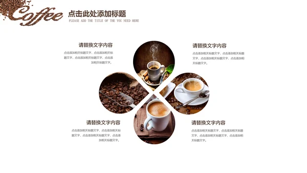 西餐厅咖啡产品介绍下午茶咖啡厅PPT模板