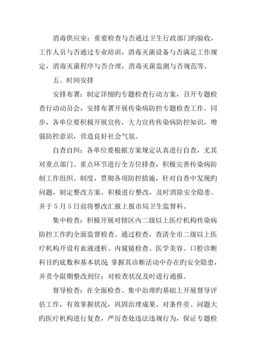 二级以上医疗机构传染病防控专项检查行动方案.docx