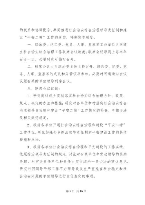 多部门联席会议制度精编.docx