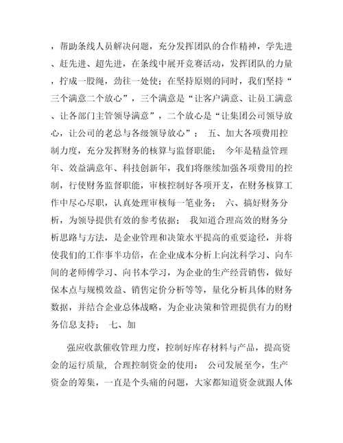 财务领导工作总结