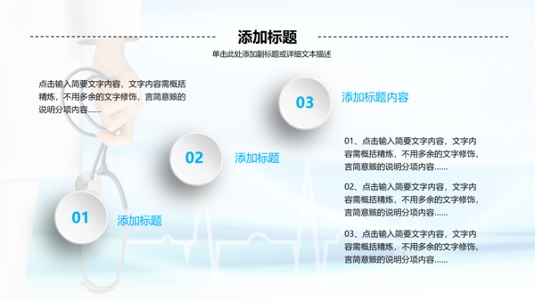 微立体医疗汇报动态PPT