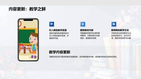 季度教学报告PPT模板