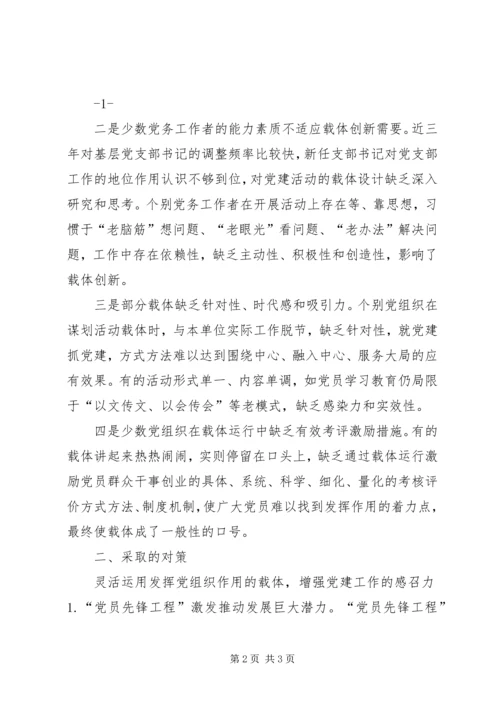 灵活运用载体激发党建活力.docx