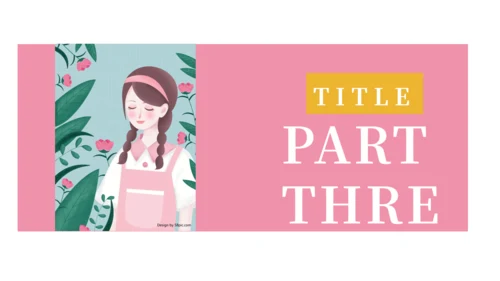 女孩个人简历自我介绍通用PPT模板