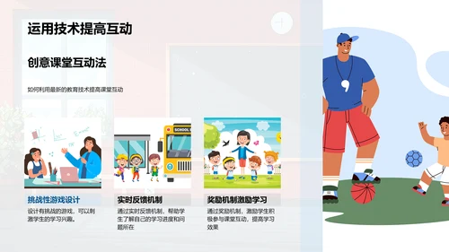 提升教学课件互动性PPT模板