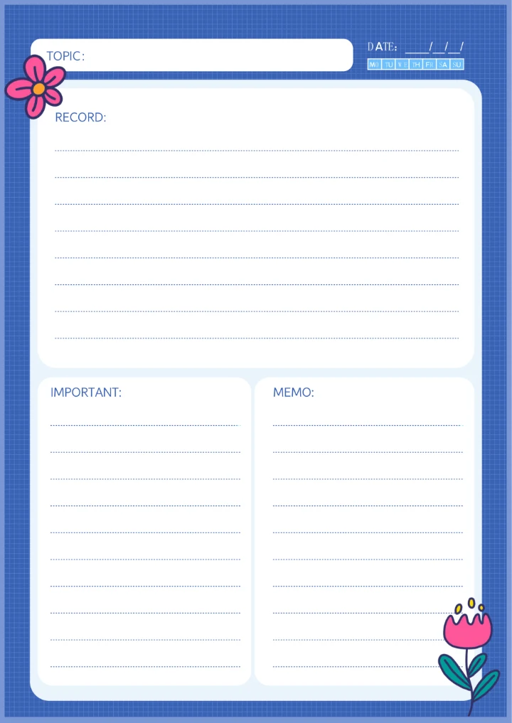 工作生活记录手账