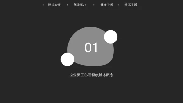 关注员工心理健康人文关怀通用PPT模板