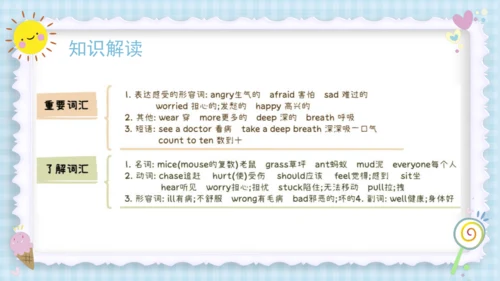 Unit 6 How do you feel？（复习课件）-2023-2024学年六年级英语上册期末