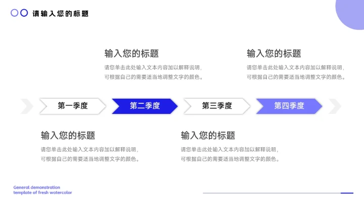 蓝色简洁高端商务风商业计划书PPT模板