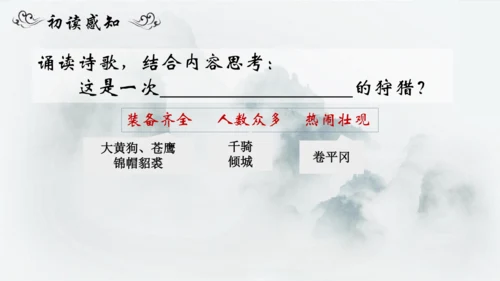 12 词四首 江城子密州出猎 课件