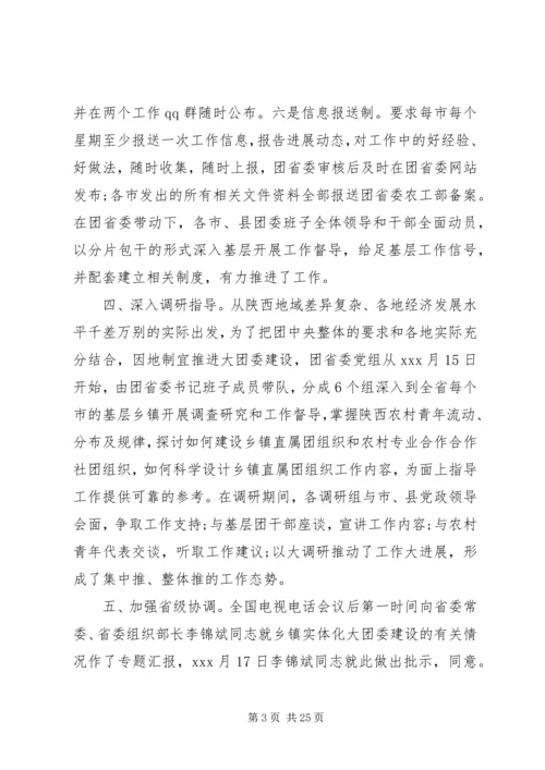 乡镇大团委建设自查报告范文一：.docx