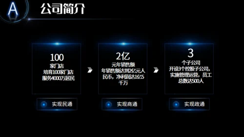 全球视野商业计划通用PPT模板