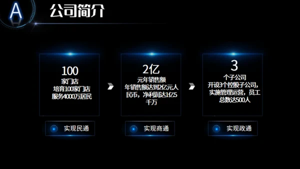 全球视野商业计划通用PPT模板