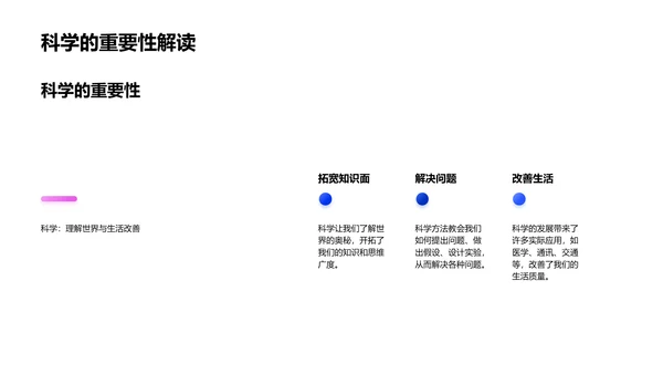 科学实验教学课PPT模板