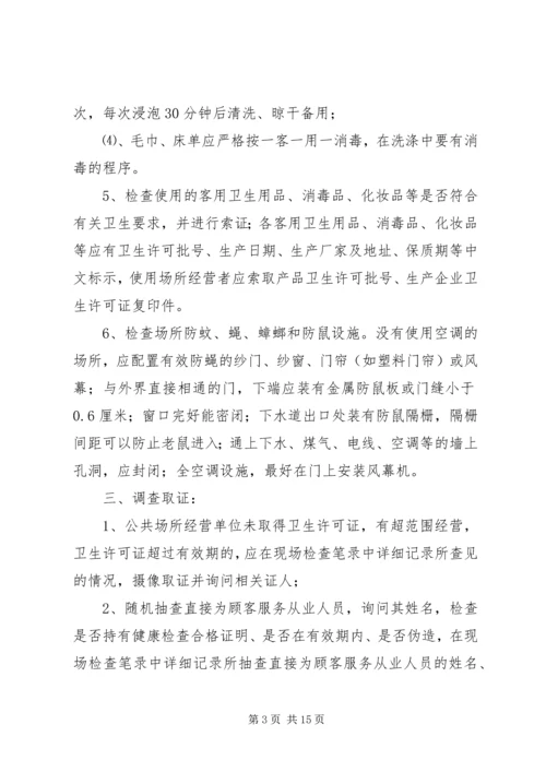 公共场所卫生监督要点.docx
