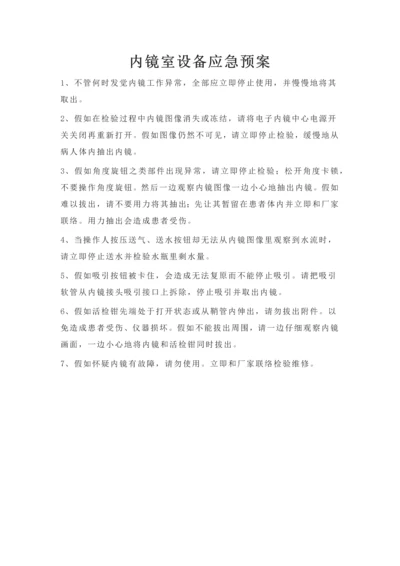 内镜室设备应急专题预案职责等.docx