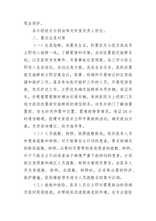 医院地震发生应急预案范文（精选7篇）.docx