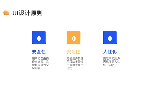 蓝色3D风UI设计培训课程教学