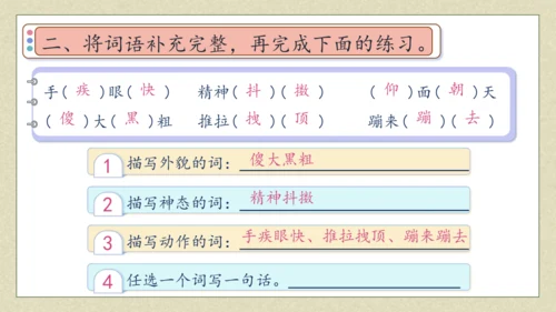 【核心素养】部编版语文五年级下册-13.人物描写一组 第2课时（课件）