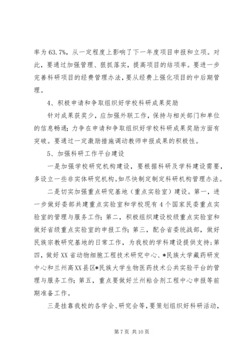 学校科研水平专题调研报告.docx