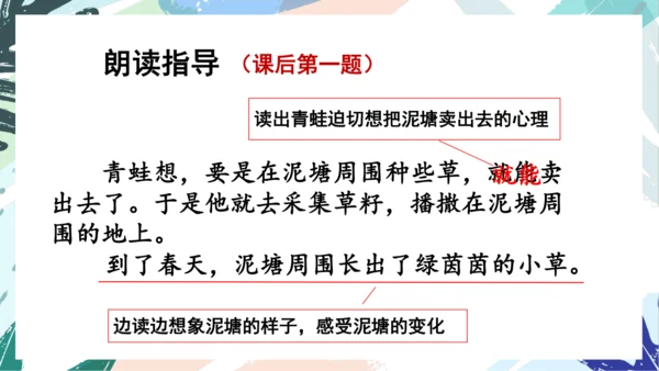 21.青蛙卖泥塘（第二课时）教学课件