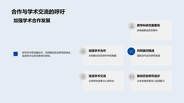 历史研究深度探讨PPT模板