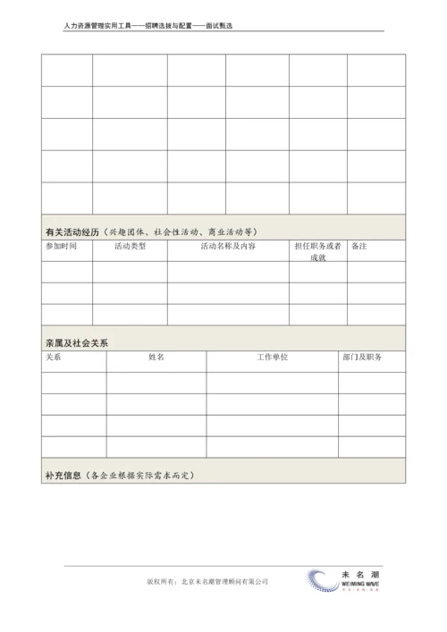 求职人员登记表.docx