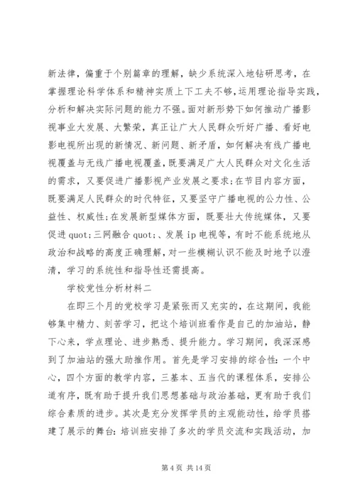 学校党性分析材料.docx